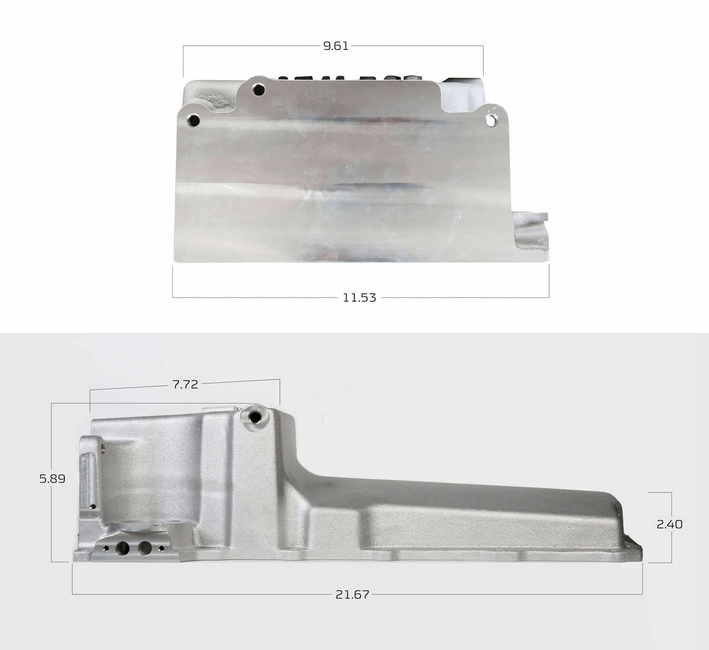 GM LS Swap Oil Pan CarbonBlack Ceramic 55-87 GM/Muscle Car/Classic/Truck 302-1BK