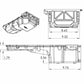 Holley 302-20 GM Gen V LT Retro-Fit Oil Pan- As Cast