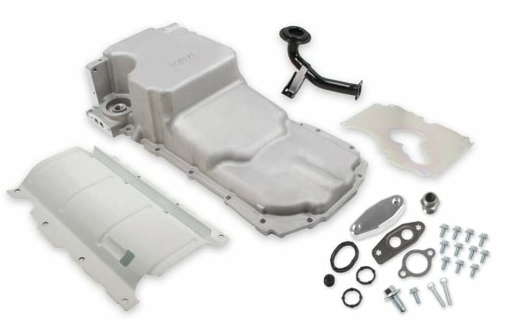 Fits 1975-1986 Chevrolet C10 Holley Gm Gen V Lt Swap Oil Pan-Oil Return 302-21
