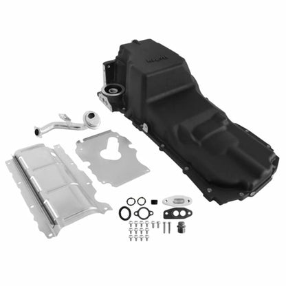 Fits 1988-2000 GMC C2500 Gm Lt Swap Oil Pan-4Wd/Truck/Off-Road-Black 302-24BK