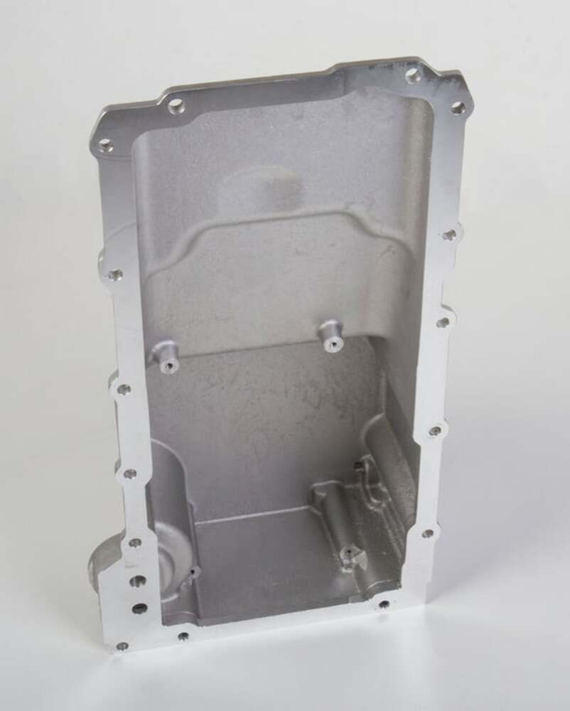 GM LS Swap Oil Pan - Carbon Black Ceramic - additional front clearance - 302-2BK