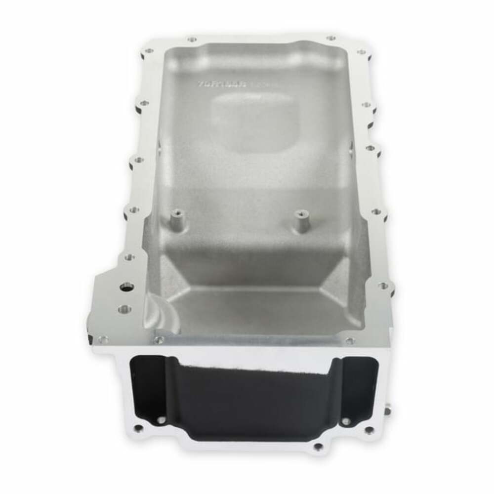 Fits 1955-87 Gm Ls Swap Oil Pan; Additional Front Clearance-Black Finish-302-3BK