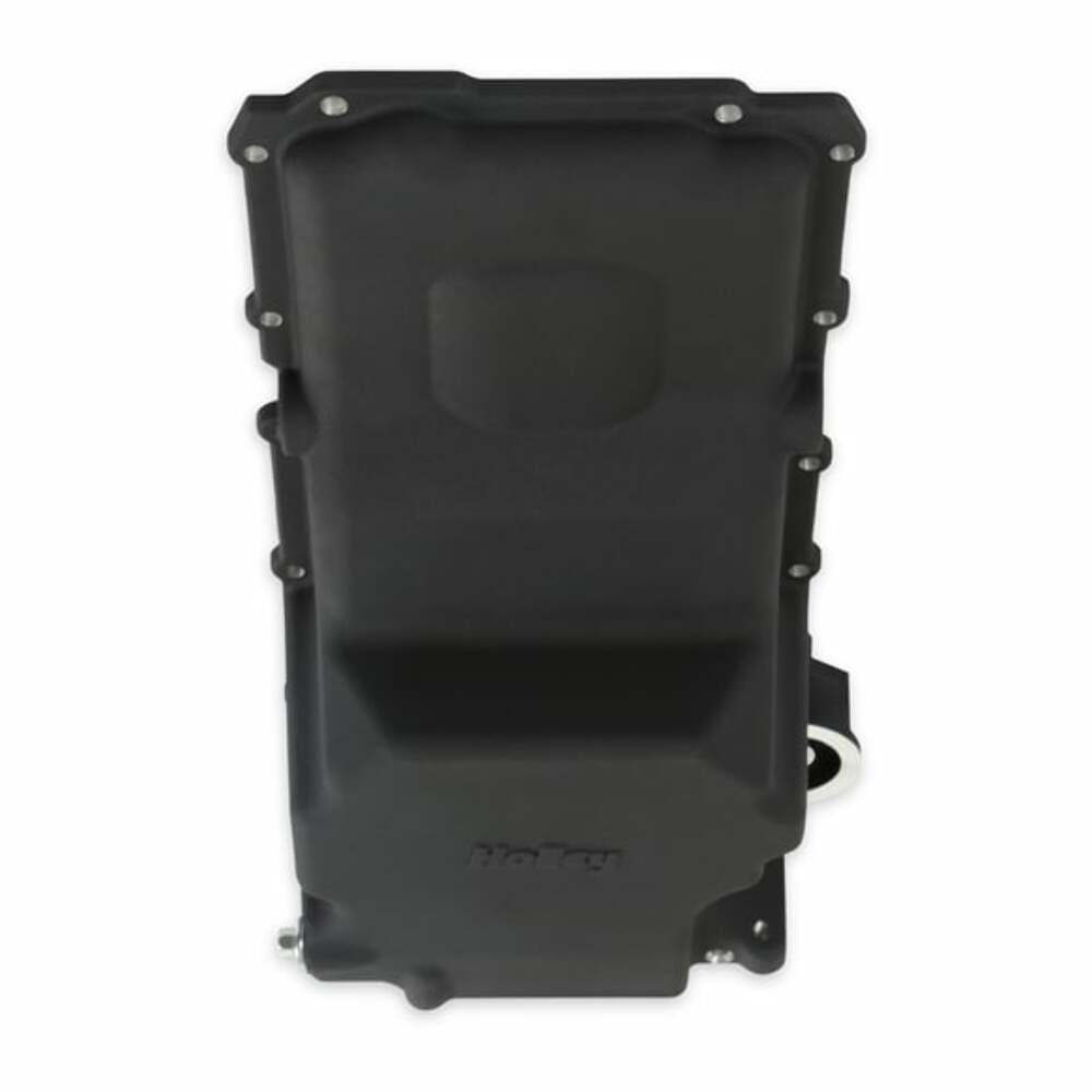 Fits 1955-87 Gm Ls Swap Oil Pan; Additional Front Clearance-Black Finish-302-3BK