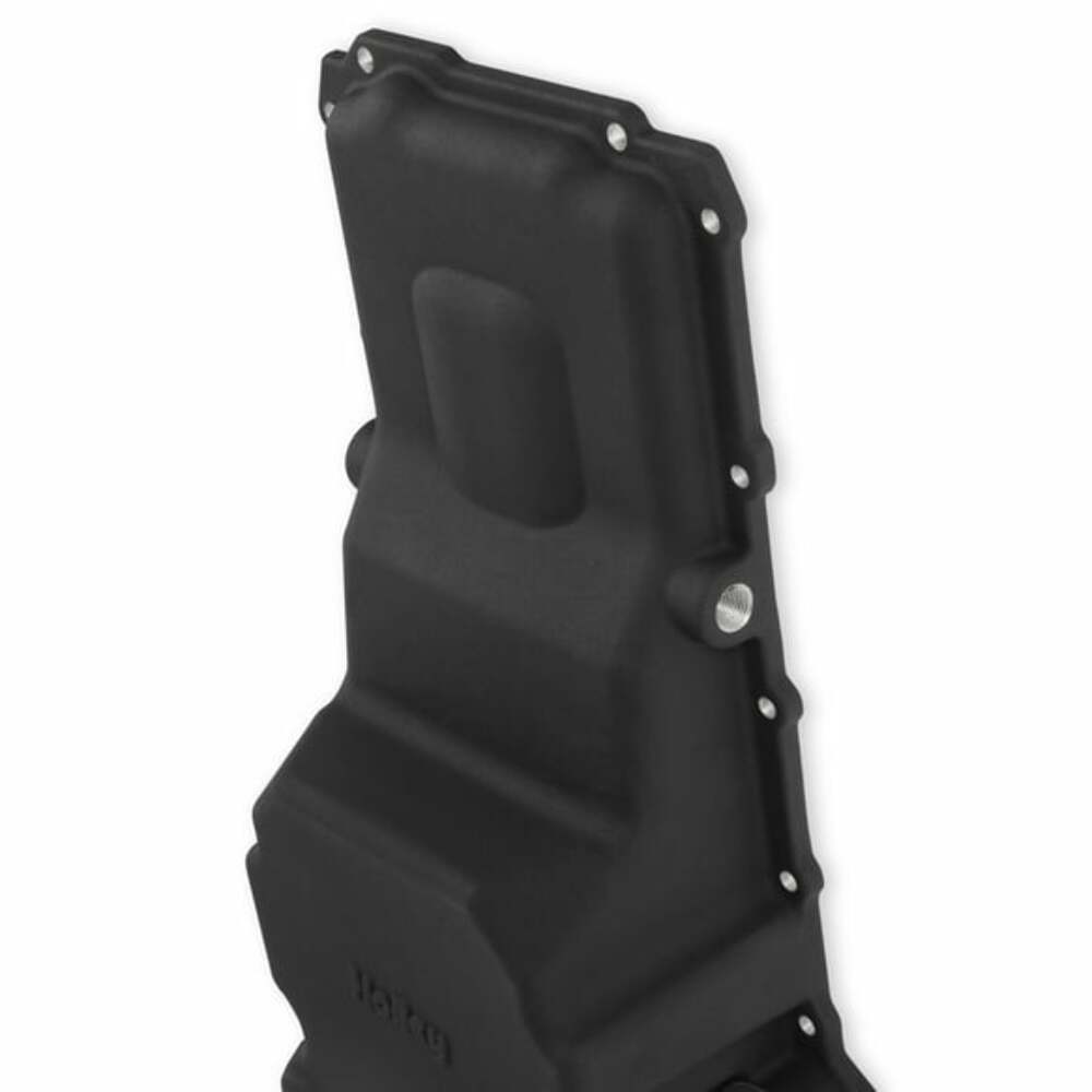 Fits 1955-87 Gm Ls Swap Oil Pan; Additional Front Clearance-Black Finish-302-3BK