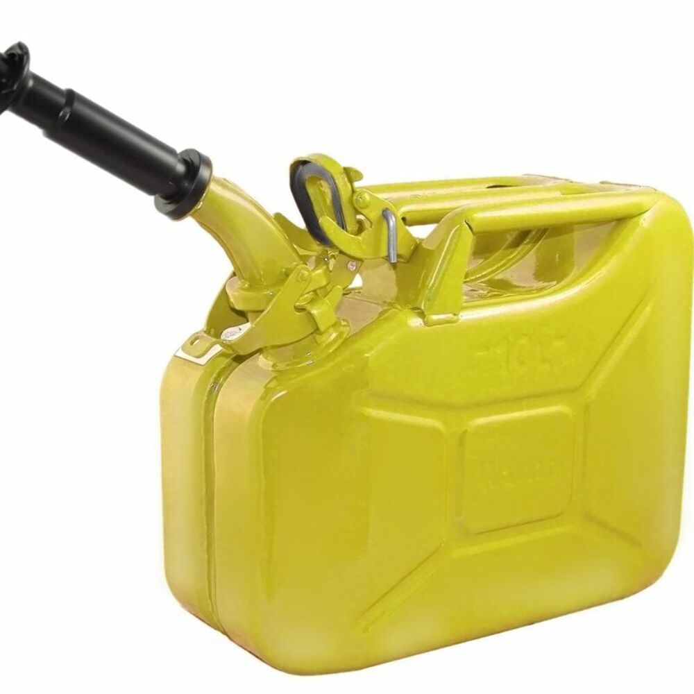 Wavian - Steel Jerry Can, Gas Can, Fuel Can 10L (2.6 Gallon)-Yellow 3025 - Tools and Tool Parts Car Part People
