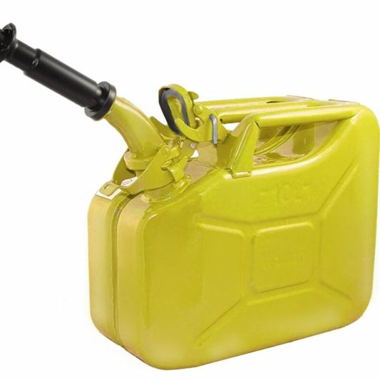 Wavian - Steel Jerry Can, Gas Can, Fuel Can 10L (2.6 Gallon)-Yellow 3025 - Tools and Tool Parts Car Part People