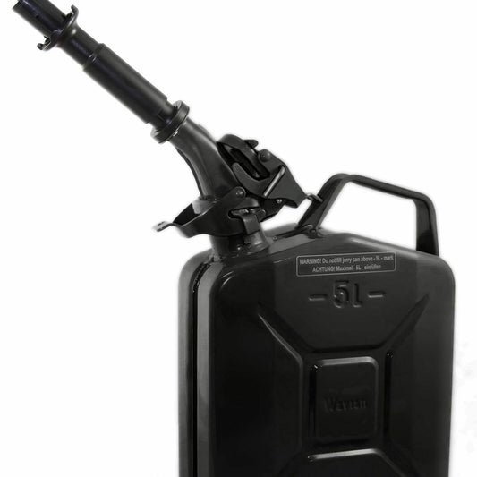 Wavian - Steel Jerry Can, Gas Can, Fuel Can 5L (1.3 Gallon)-Black 3027 - Tools and Tool Parts Car Part People