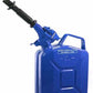 Wavian - Steel Jerry Can, Gas Can, Fuel Can 5L (1.3 Gallon)-Blue 3028