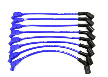 Spark Plug Wire Set Universal 8mm Silicone Spiro Pro 135? 350 ohm/ft Blue 76646
