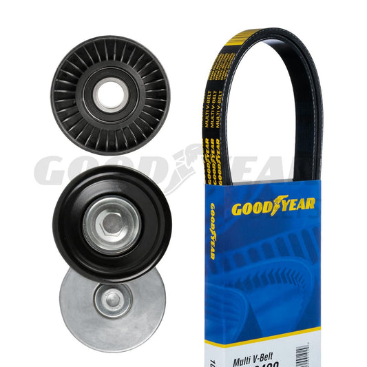 1993-1996 Ford Bronco Serpentine Belt Drive Component Kit Goodyear 3038