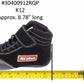 Euro Carbon-L Sfi Shoe Kids 12 - 30400912RQP