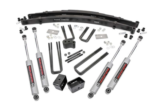 Rough Country 4 Inch Lift Kit - Rear Blocks - Dodge W100 Truck/W200 Truck 4WD (1974-1977) - 305.2