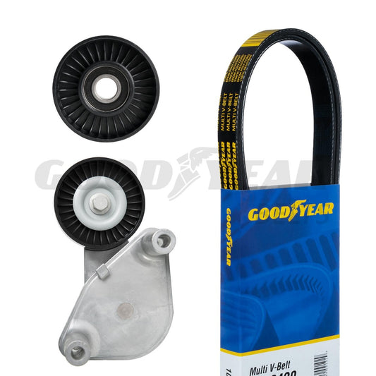 1999-2005 Hyundai Sonata Serpentine Belt Drive Component Kit Goodyear 3069