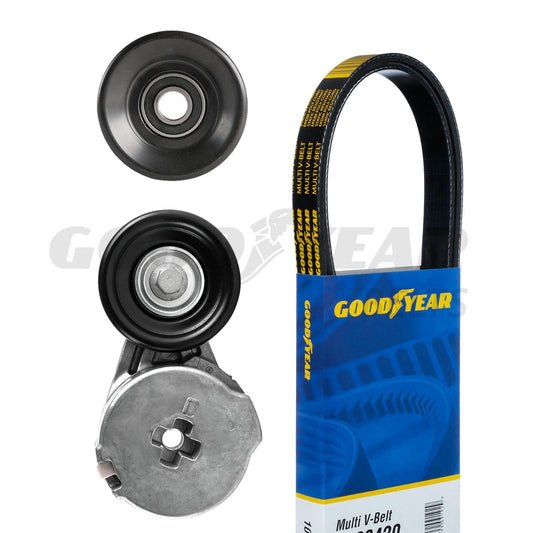 Mazda,Ford, Serpentine Belt Drive Component Kit Goodyear 3077