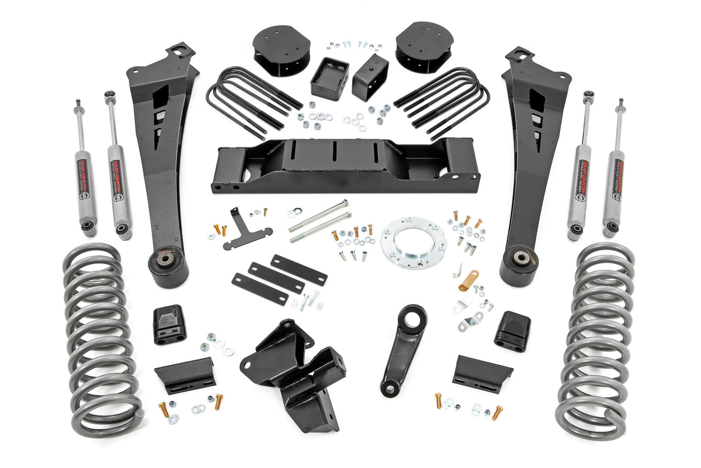 Fits Ram 3500 4WD (2020-2024) 5 Inch Lift Kit; DRW; OE Rear Air; 30930