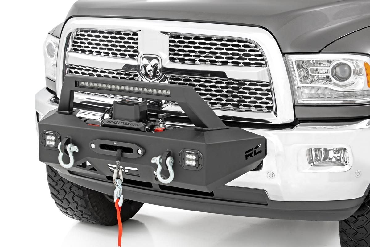 Fits Ram 2500 2WD/4WD (2014-2018) EXO Winch Mount Kit; 31007