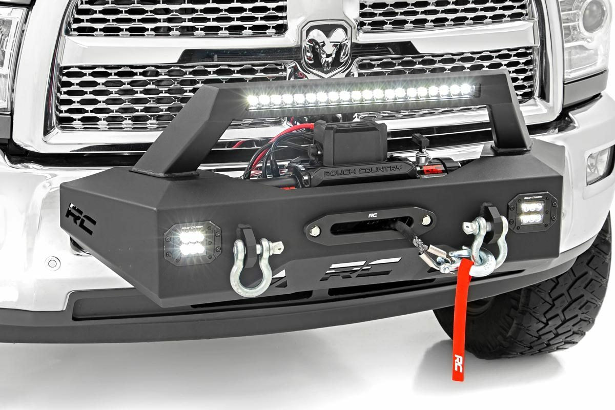 Fits Ram 2500 2WD/4WD (2014-2018) EXO Winch Mount Kit; 31007