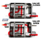 Universal 2-1/2 Varitune Adjustable Muffler Double Offset (439 Stainless)-31015 - Car Part People