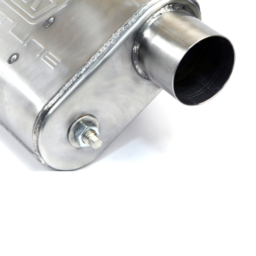 Universal 3 Inch Varitune Adjustable Muffler Double Offset (439 S/S)-31035 - Car Part People