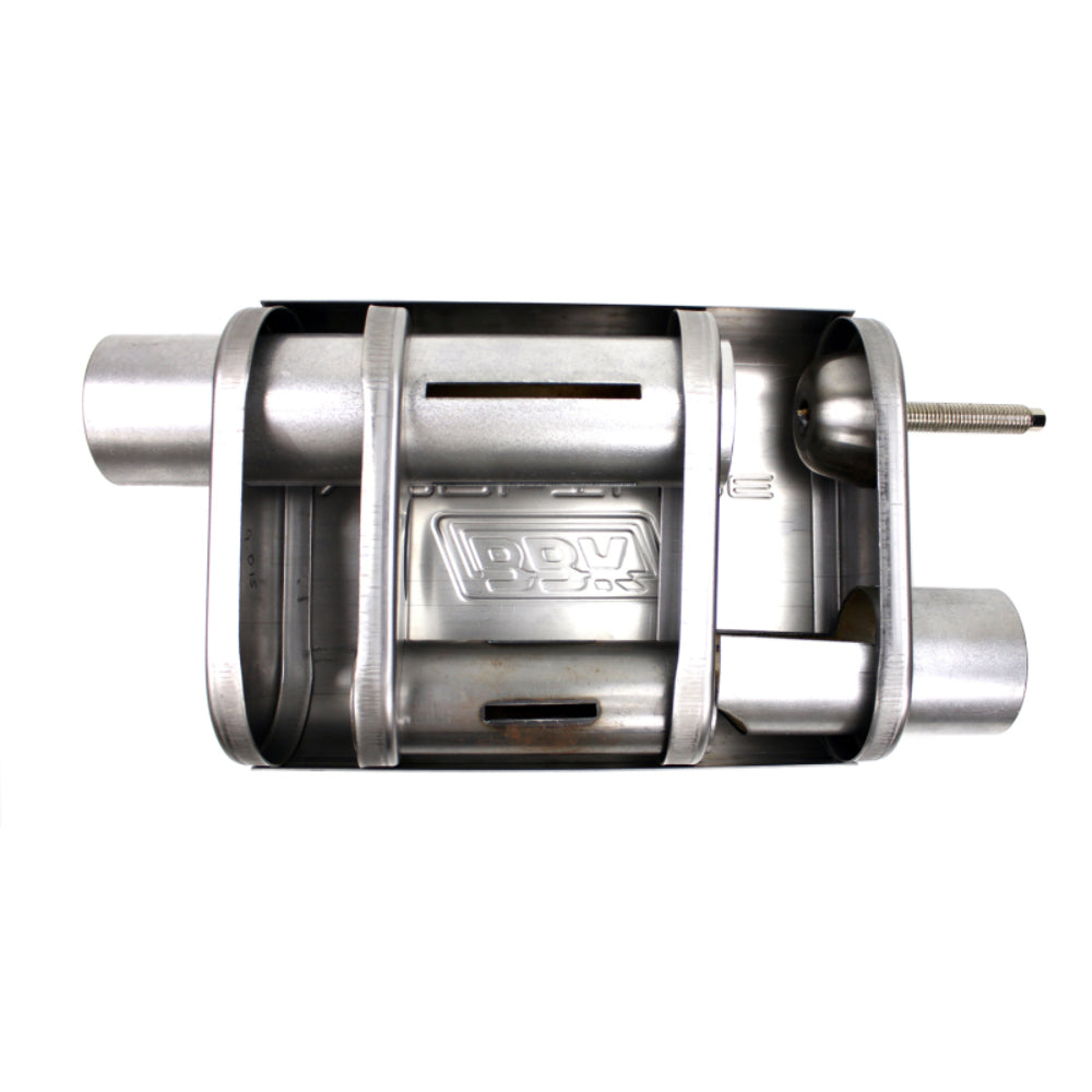 Universal 3 Inch Varitune Adjustable Muffler Double Offset (439 S/S)-31035 - Car Part People