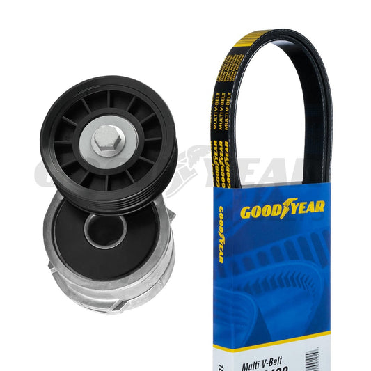 Saab,Cadillac,Saturn, Serpentine Belt Drive Component Kit Goodyear 3113