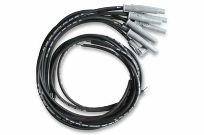 MSD Spark Plug Wire Set 31183; Super Conductor 8.5mm Black Multi Angle HEI