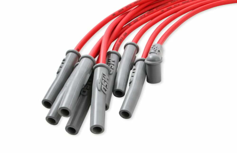 MSD Ignition 31189 Red Universal 8.5mm Spark Plug Wire Set