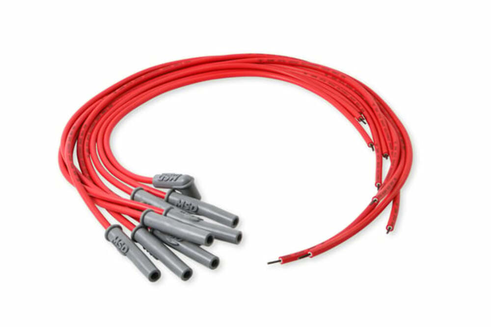 MSD Ignition 31189 Red Universal 8.5mm Spark Plug Wire Set