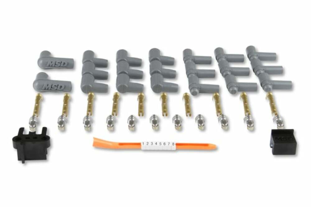 MSD 31199 8.5mm Spark Plug Wires, Universal 8 Cylinder Super Conductor