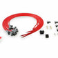 MSD Spark Plug Wire Set 31229; Super Conductor 8.5mm Red 90¡ HEI (Male)