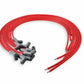 MSD Spark Plug Wire Set 31229; Super Conductor 8.5mm Red 90¡ HEI (Male)