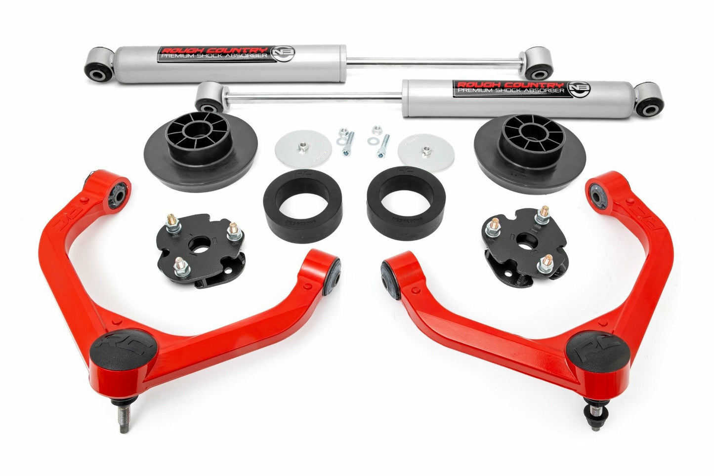 Fits Ram 1500 4WD (2012-2018 & Classic) 3 Inch Lift Kit; N3; 31230RED