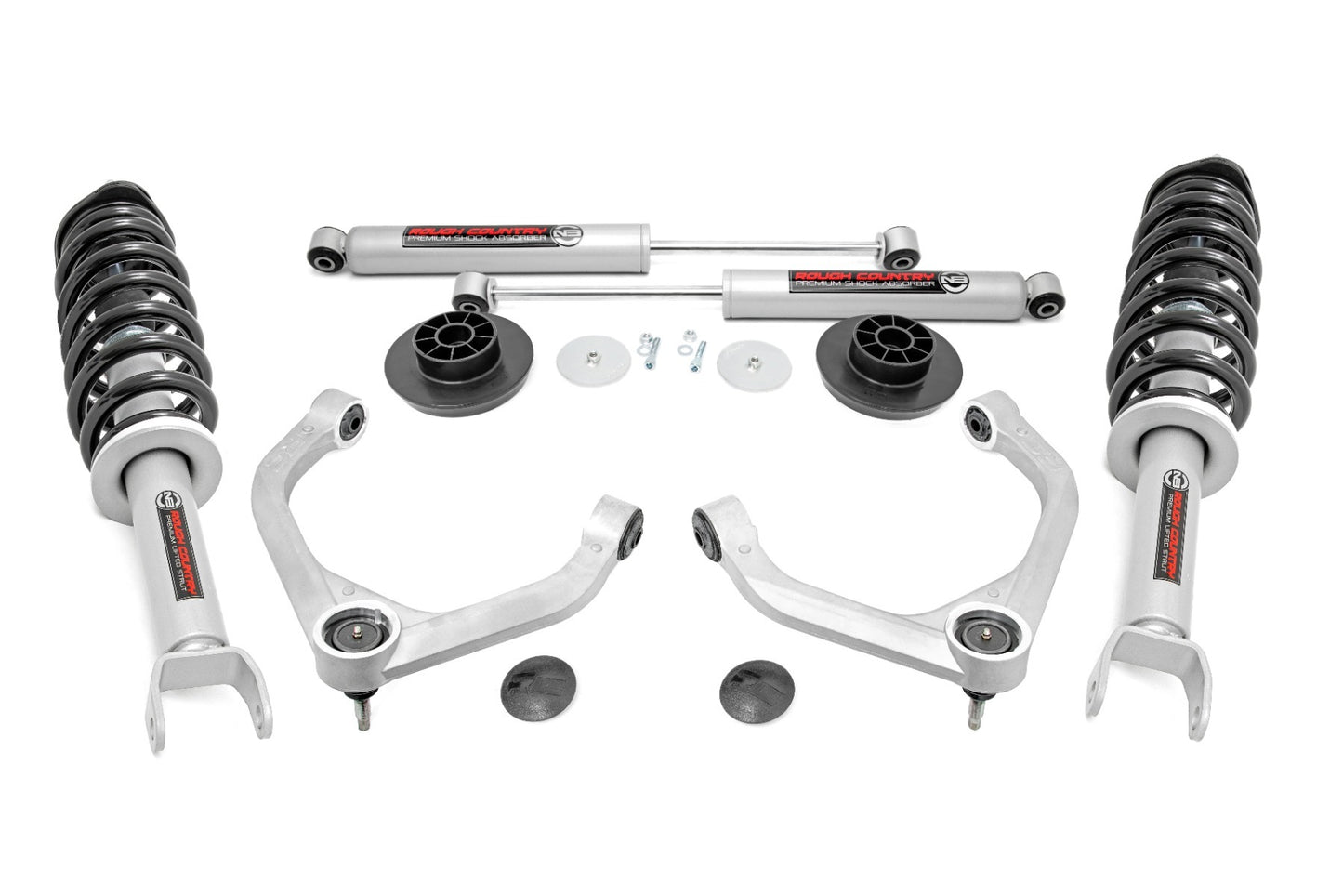Fits Ram 1500 4WD (2012-2018 & Classic) 3 Inch Lift Kit; N3 Struts/Shocks; 31231