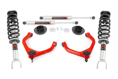 Fits Ram 1500 4WD (2012-2018 & Classic) 3 Inch Lift Kit; M1 Struts/M1; 31240RED