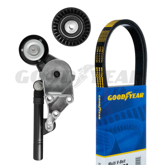 1998-2003 VW Beetle Serpentine Belt Drive Component Kit Goodyear 3127