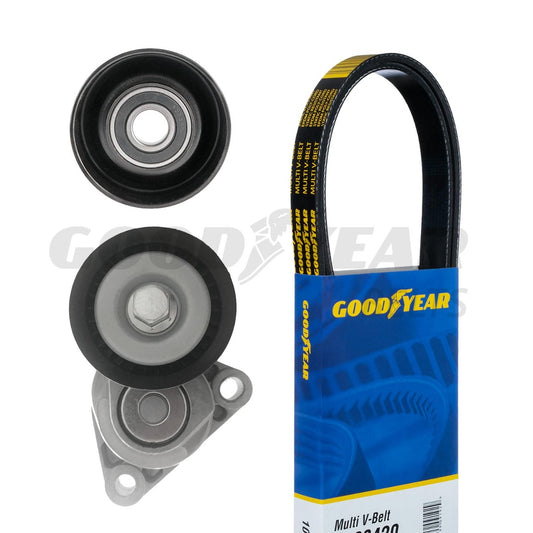 2001 Chevrolet Corvette Serpentine Belt Drive Component Kit Goodyear 3129