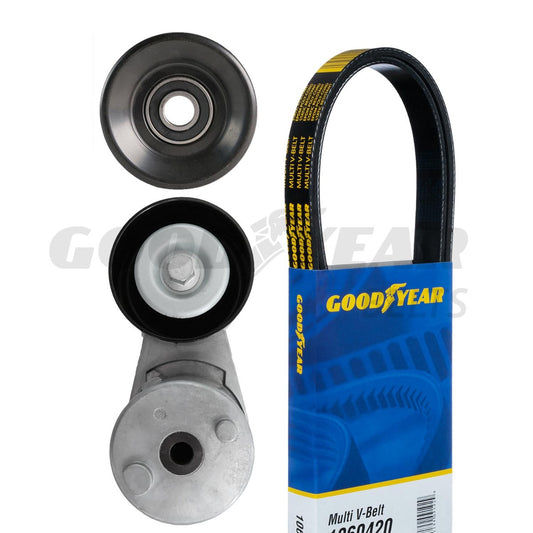 Buick,Chevrolet,GMC, Serpentine Belt Drive Component Kit Goodyear 3141