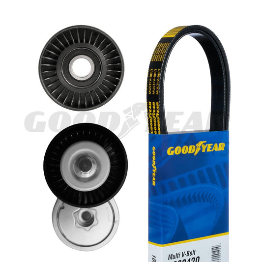 1993 Ford E-350 Econoline Serpentine Belt Drive Component Kit Goodyear 3148