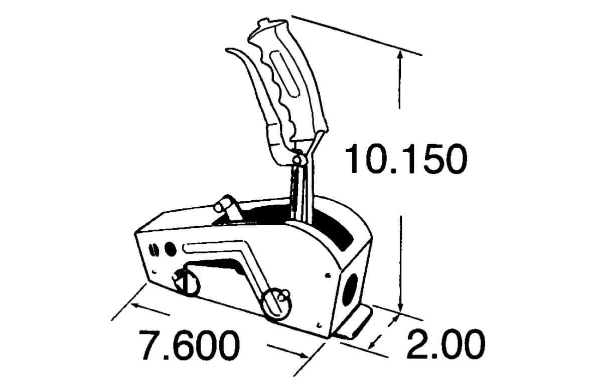 Hurst Quarter Stick Pistol-Grip Race Shifter - 3162010