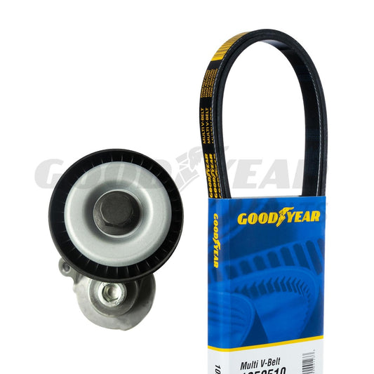 2006-2015 VW Beetle Serpentine Belt Drive Component Kit Goodyear 3170