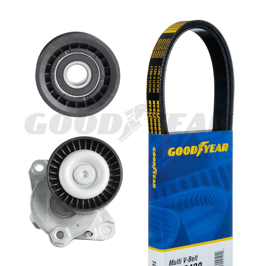 2007 Mercedes-Benz SLK280 Serpentine Belt Drive Component Kit Goodyear 3176