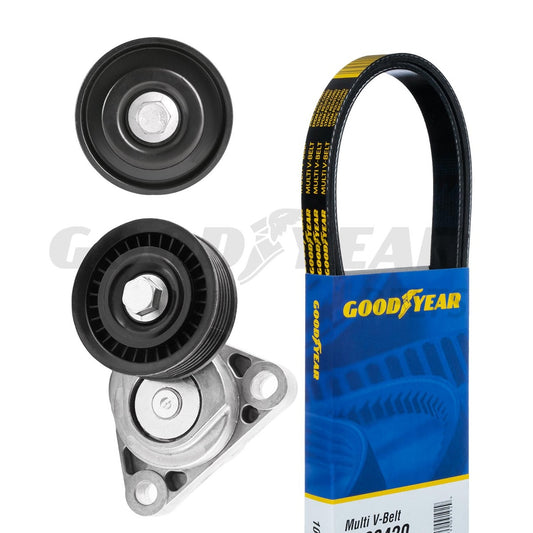 2004-2007 Cadillac CTS Serpentine Belt Drive Component Kit Goodyear 3187
