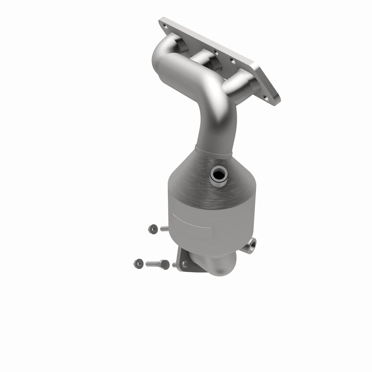 Catalytic Converter with Integrated Exhaust Manifold for HM Grade Federal / EPA Compliant Direct-Fit Manifold Catalytic