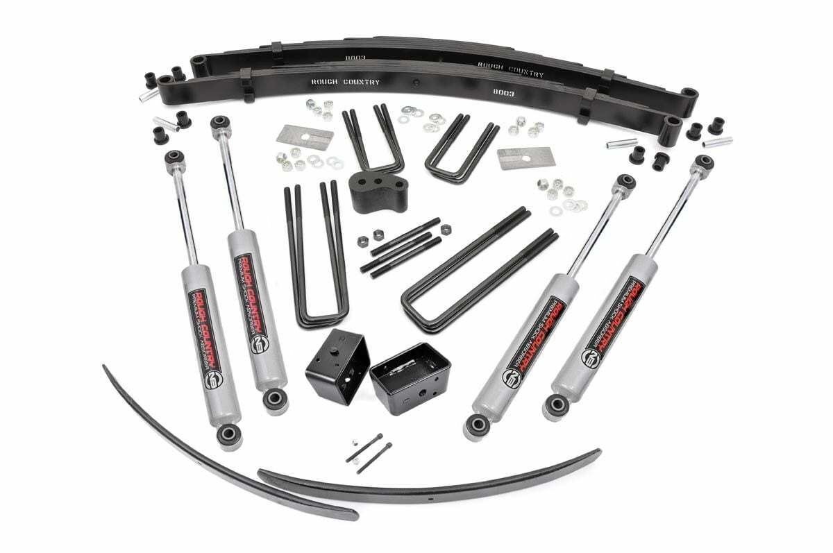 Fits Dodge/Plymouth Ramcharger/Trailduster (74-77) 4" Lift Kit Rear Blocks 320.2