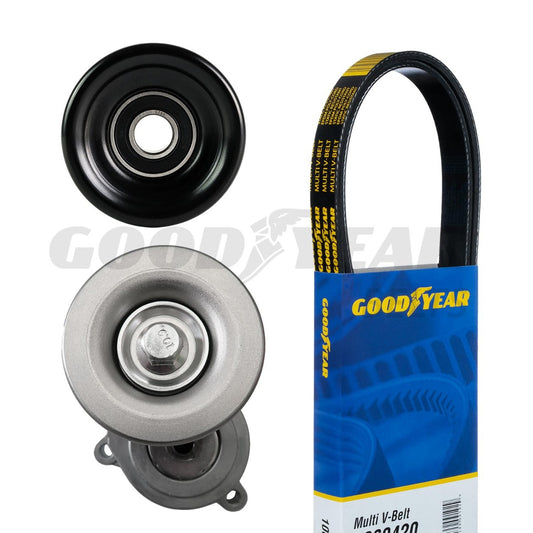 2001-2004 Subaru Outback Serpentine Belt Drive Component Kit Goodyear 3234