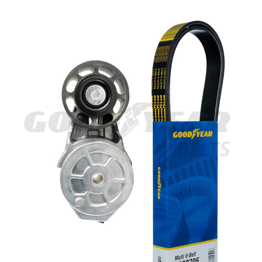 1997-01 Freightliner MT35 Serpentine Belt Drive Component Kit Goodyear 3246