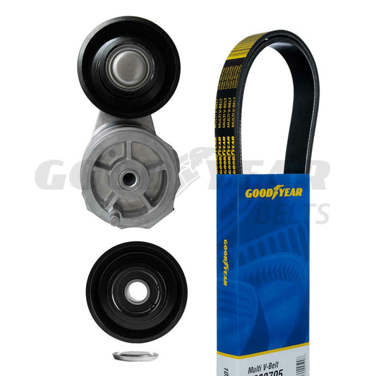 2006-2010 Int'l 4100 Serpentine Belt Drive Component Kit Goodyear 3265