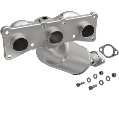 Catalytic Converter with Integrated Exhaust Manifold for HM Grade Federal / EPA Compliant Direct-Fit Manifold Catalytic
