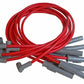 MSD 32749 - Super Conductor Spark Plug Wire Set, 318-360 HEI, for MSD Distributor - Red jacket