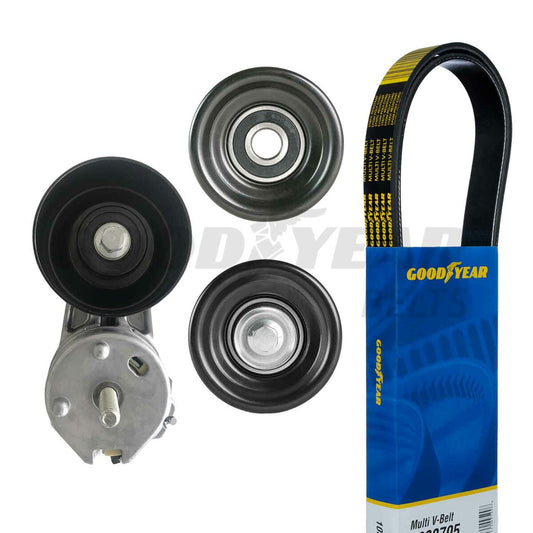 2008-2010 Ford F-250 SD Serpentine Belt Drive Component Kit Goodyear 3293